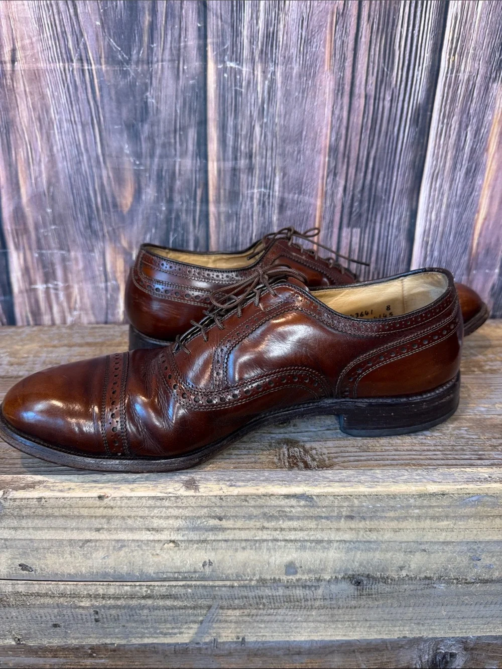 Strand Shell Cordovan Cap-toe Oxford Dress Shoe
